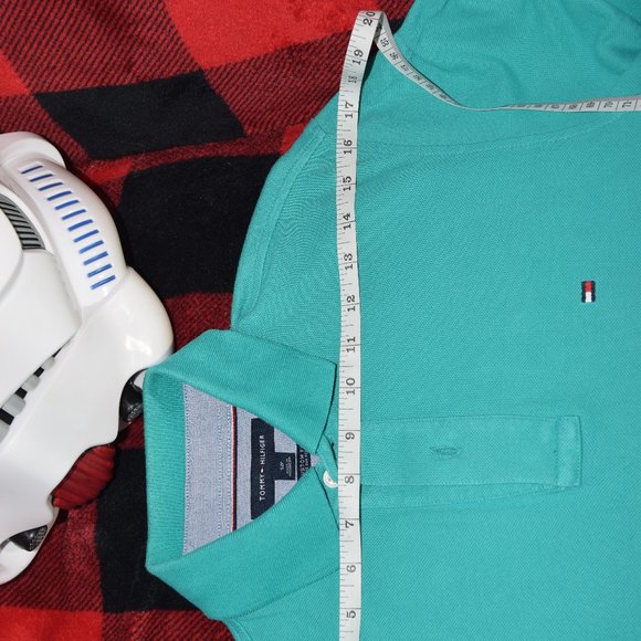 Tommy turquoise polo - Picture 4 of 5